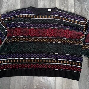 80s/90s sweater so cool, guc , 100% Acrylic , made in Yugoslavia, size large